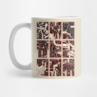 Amsterdam, Netherlands City Map Typography - Vector Mug